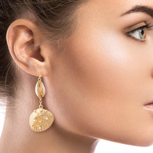 Load image into Gallery viewer, Cowrie Shell Drop Earrings
