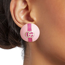 Load image into Gallery viewer, Dome Pastel Pink Designer Studs
