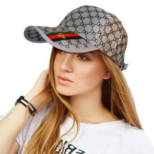 Load image into Gallery viewer, Designer Print Gray Baseball Cap
