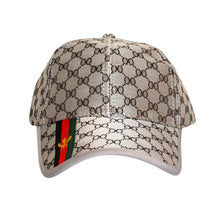 Load image into Gallery viewer, Designer Print Gray Baseball Cap
