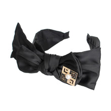 Load image into Gallery viewer, Black Bow Decor Headband
