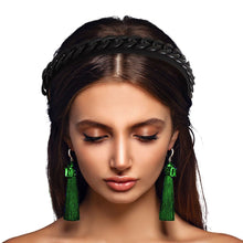 Load image into Gallery viewer, Black Chain Link Thin Headband
