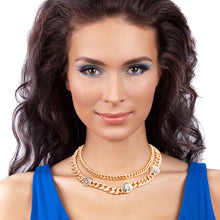 Load image into Gallery viewer, Designer Style Coin Cuban Chain
