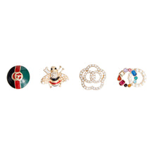 Load image into Gallery viewer, 4 Pcs Mixed Designer Brooches
